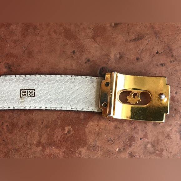 Christian Dior Monsieur leather belt 38 CD - Picture 5 of 5